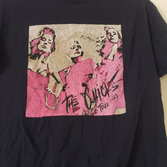 The Chicks 2023 Concert Tour Navy Band Tee Size M Short‎ Sleeve Graphic Music - Picture 3 of 8